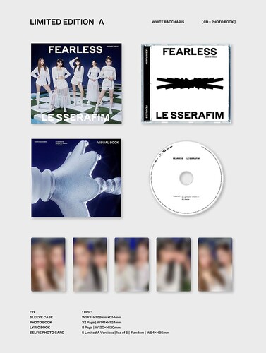 Le Sserafim LE SSERAFIM - Fearless (Limited Edition A - CD + Photobook ...